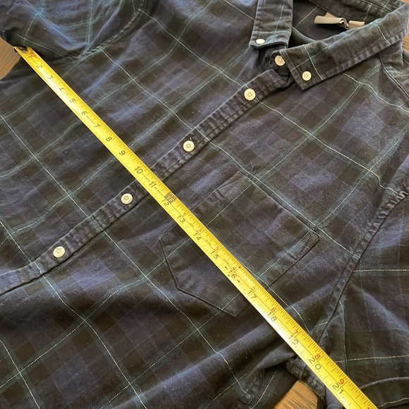 ASOS Men’s multicolor plaid short sleeve collared button up- XL - Picture 5 of 7